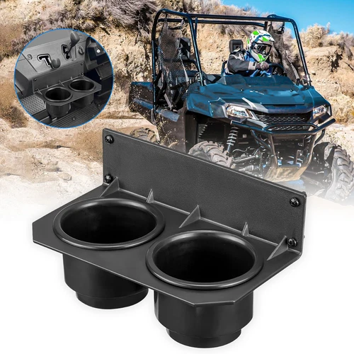 Bottle Cup Holder Beverage Drink Dash Mount For 2014-26 Honda Pioneer 700/700-4