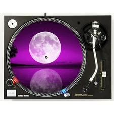 Full Moon #3 Lunar Celestia Slipmat Turntable 12" LP Record Player DJ Audiophile