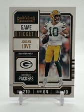 2023 Panini Contenders Jordan Love #39 Football Card Green Bay Packers