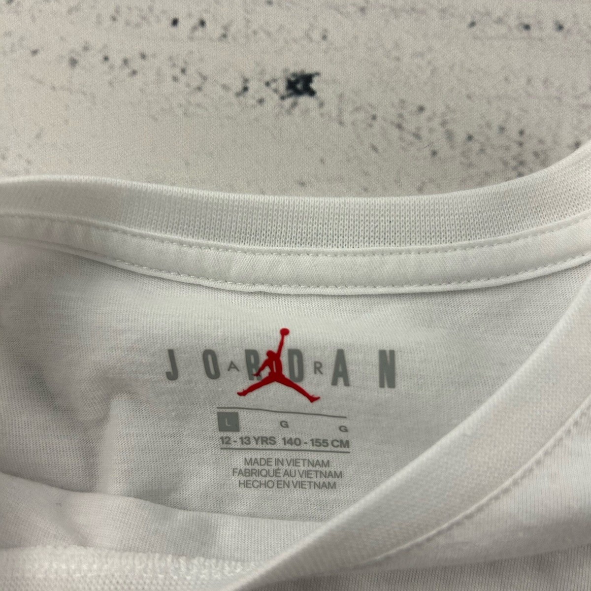NEW Nike Air Jordan Long Sleeve Daisy Print Shirt Girl's