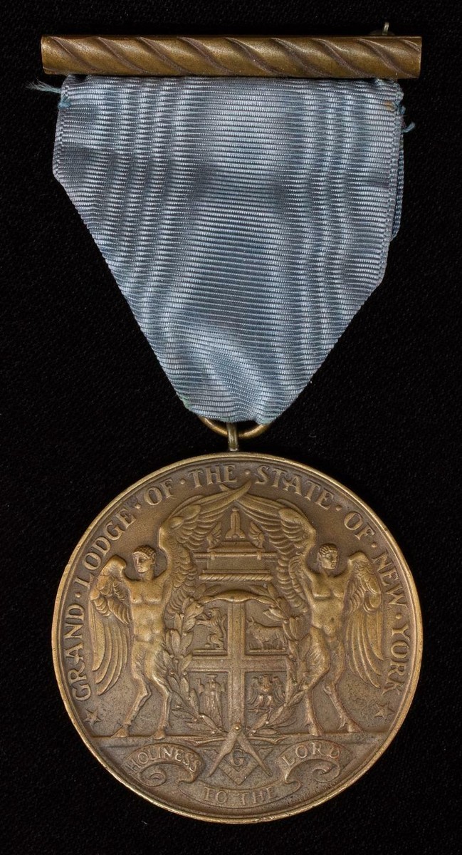 TOP POP ‼️フリーメイソン　グランドロッジ創立50周年記念メダル1821年 Masonic Grand Lodge Of New York 50 Year Medal Frank D. Winne | eBay