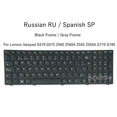 SP RU Laptop Keyboard for Lenovo Ideapad Z560 Z560A Z565A G570 G575 G770 G780