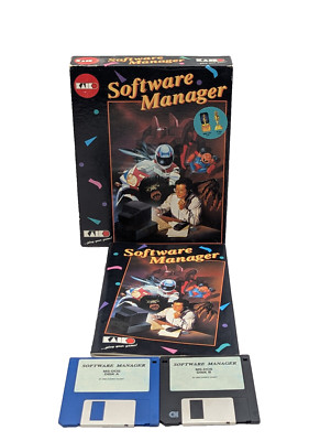 Software Manager Kaiko PC Big Box 3,5 Diskette MS Dos mit Anleitung Vintage