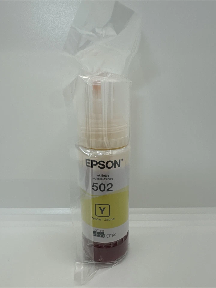 ✨ BRAND NEW Epson EcoTank 502 ~Yellow~ Ink Bottle T502420 Exp 11/2025 ✨ - Image 2 of 4