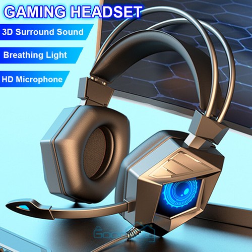 Auriculares Para Juegos Gaming Audifonos con Mic Gamer Gaiming Para Xbox One PS4 - Picture 2 of 25