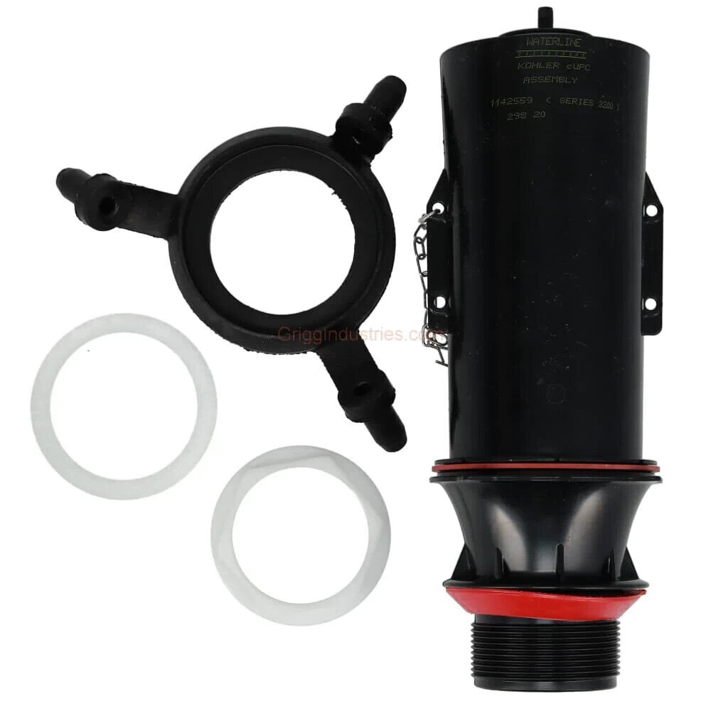 KOHLER 1145365 Flush Valve Replacement Kit, Complete Rebuild For 2-Piece Toilets, Genuine KOHLER Parts