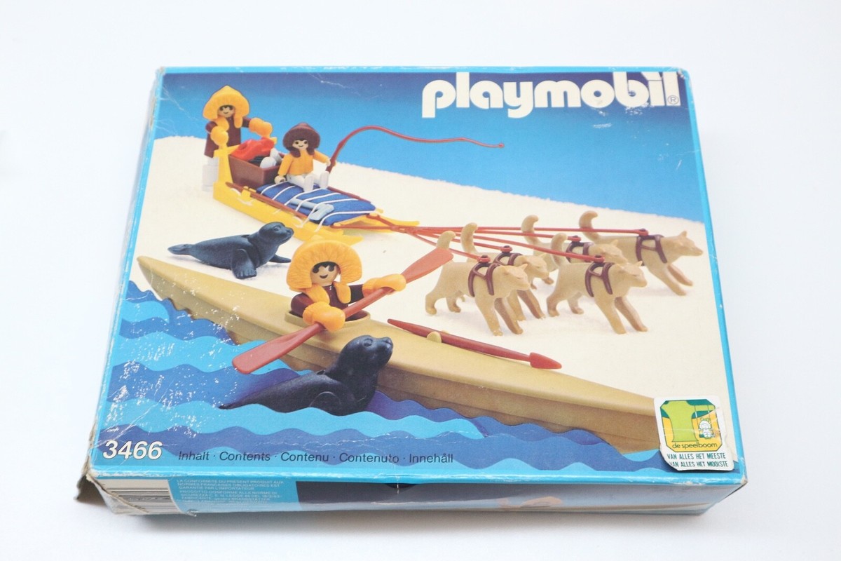 プレイモービル　3465 エスキモー Playmobil Set: 3465 - Igloo with Eskimo's - Klickypedia