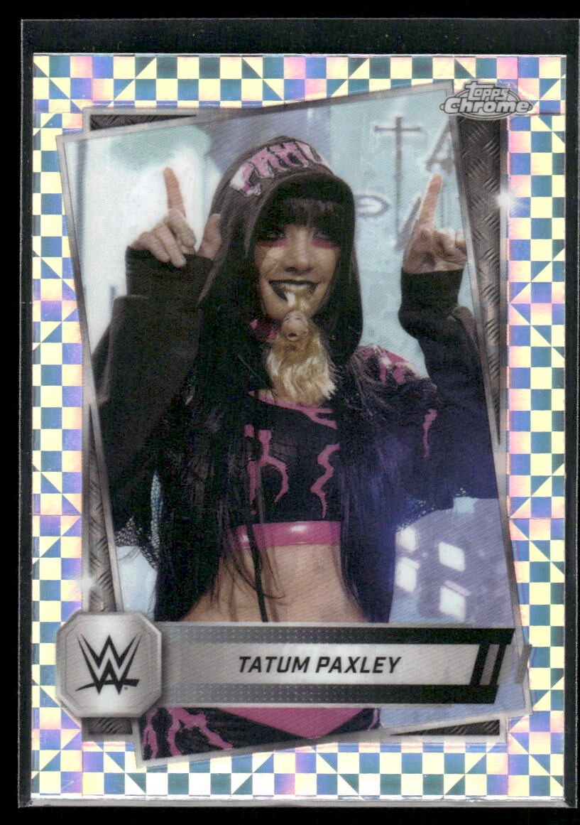 2025 Topps Chrome WWE Tatum Paxley #105 X-Fractor