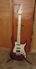 Axl Badwater Strat-style Guitar Tobacco-distressed Natural Wood