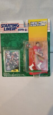 Brent Jones Starting Lineup 1994 Sports Superstar Collectibles, Kenner W/card
