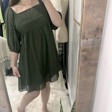 Boho Green Women's Dress size large new with tags