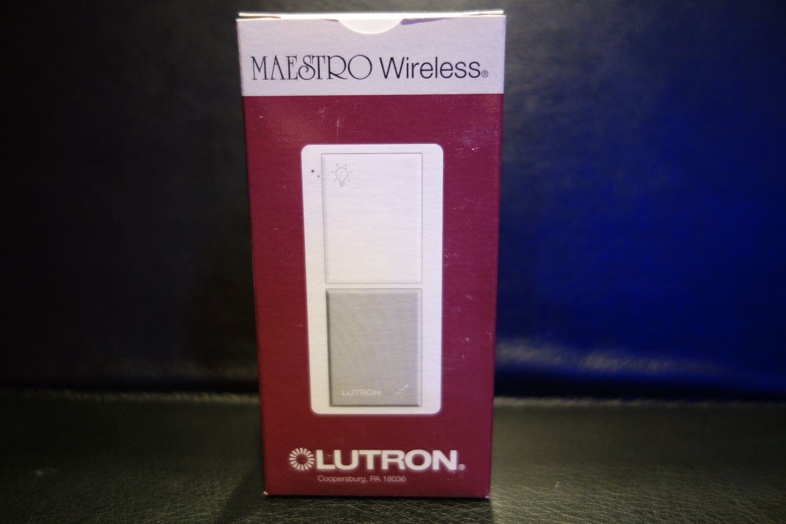 Lutron Maestro Wireless 2 Button Controller MRF2-2B-L-WH | eBay