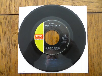 Johnny Rivers   Baby I Need Your Lovin' - 1967 - Imperial IM 66227 7'' Single