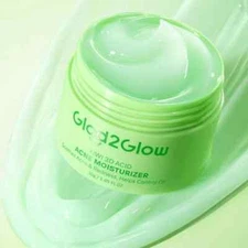 Glad2Glow KIWI 3D Acid Acne Moisturizer （30g）Acne Treatment Night Cream Face