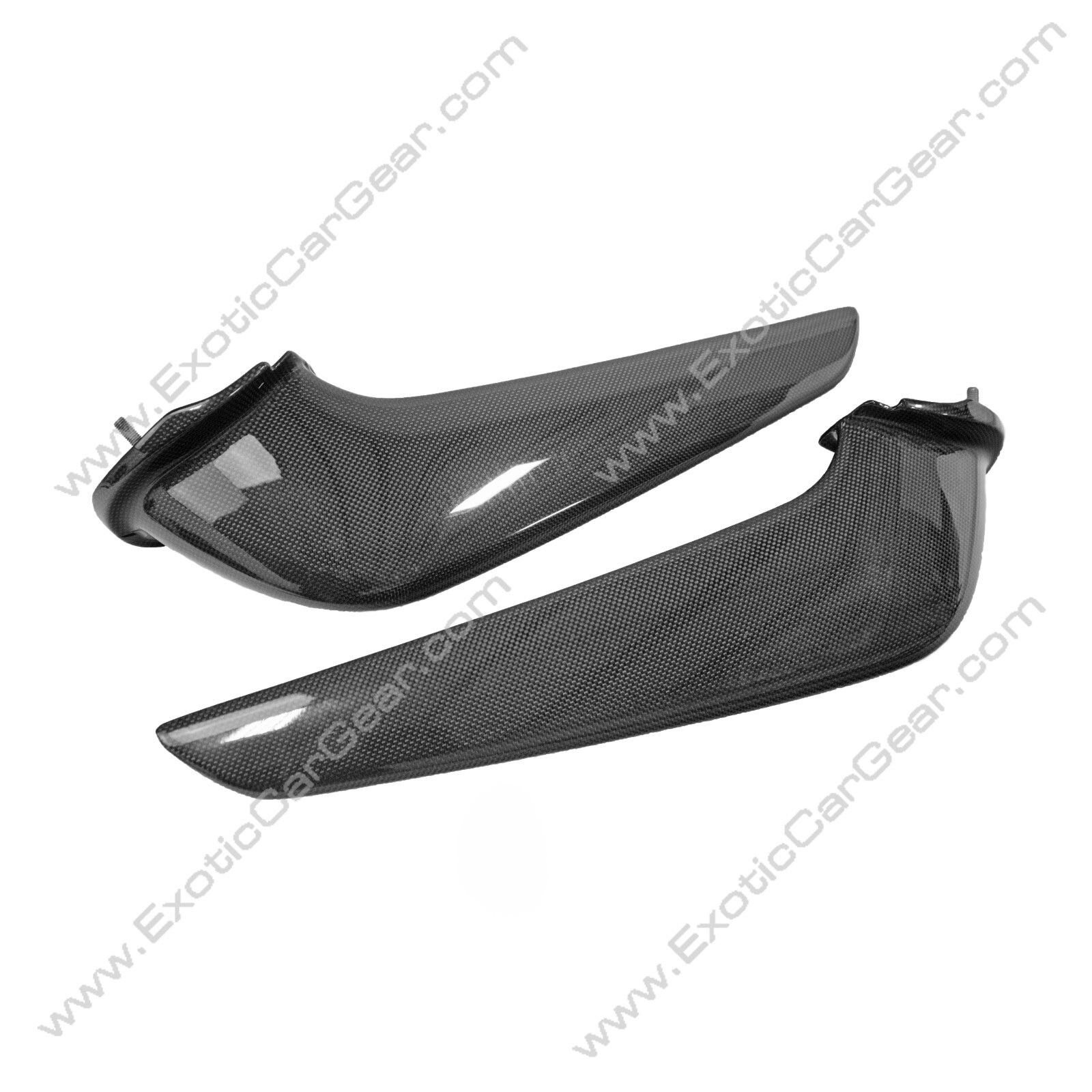 Ferrari 458 Carbon Fiber Front Bumper Spoiler Wings