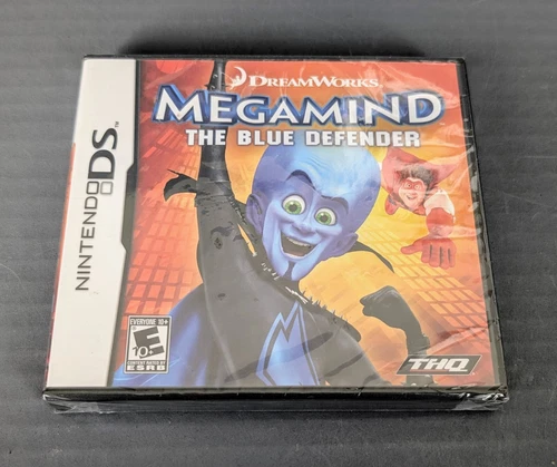 SEALED Megamind: The Blue Defender (Nintendo DS, 2010) NIB Brand-New Game Y-Fold
