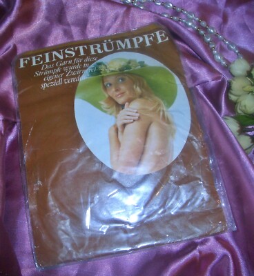 VINTAGE Kunert Nylons Straps Feinstrümpfe Gr. 9,5-10 inka Damenstrümpfe OVP