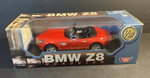 Motor Max BMW Z8 Roadster Convertible Red DieCast Model Car 1:18 - Picture 6 of 12