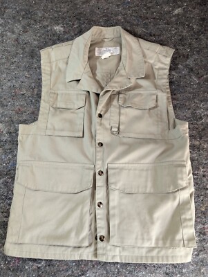 Tilley Endurables Vintage Safari Fishing Photography Utility Vest Sz Large  Tall