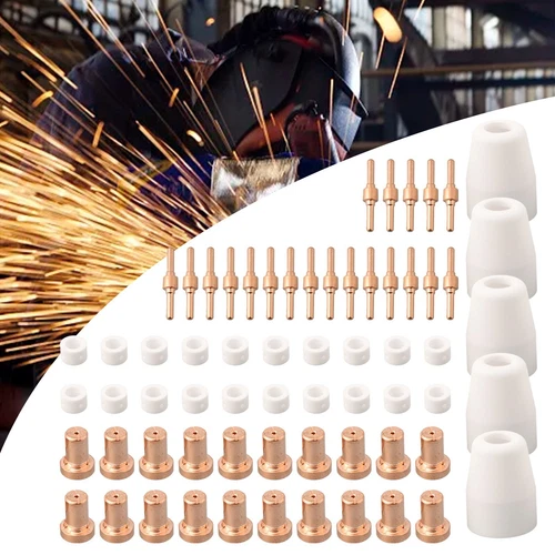 65pcs Welding accessories CUT30-50 Plasma Cutter Consumables For Parkside