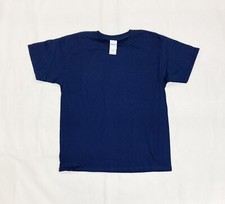 Gildan Youth Ultra Cotton Short Sleeve T-Shirt Boys' Girls' M 10-12 Navy Tee