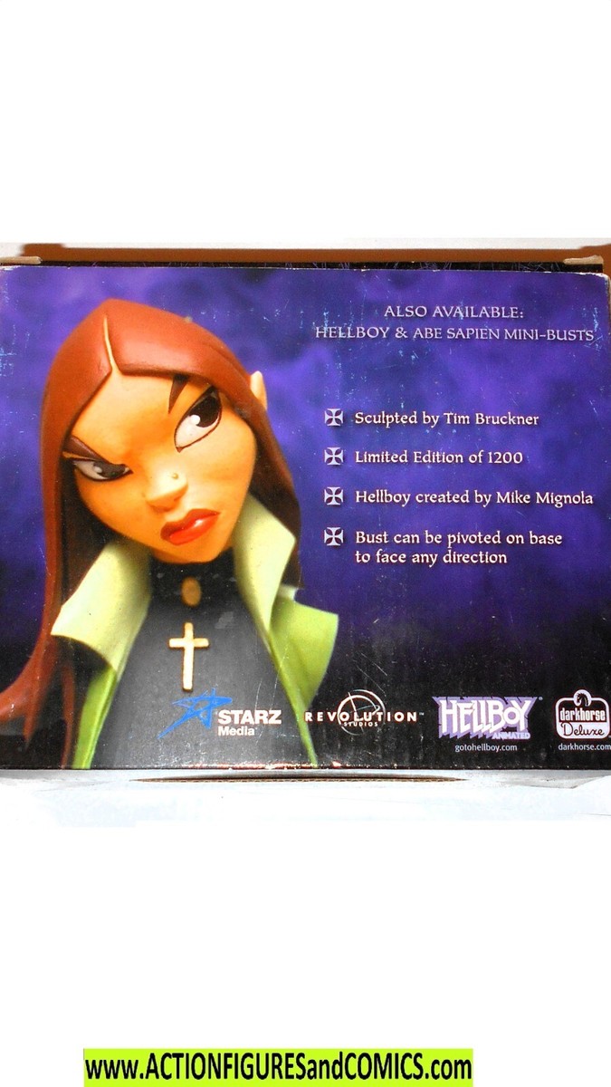 ONLY 1200 Made **** Hellboy animated LIZ SHERMAN mini bust 2007