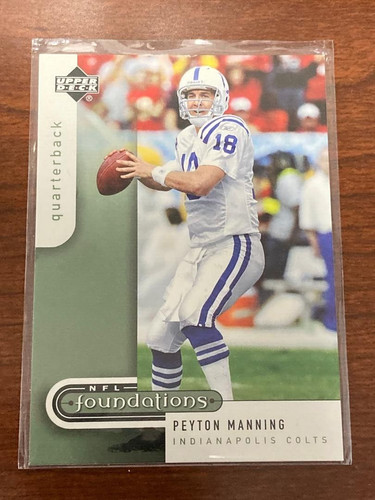Peyton Manning #39 — 2005 Upper Deck Foundations football card