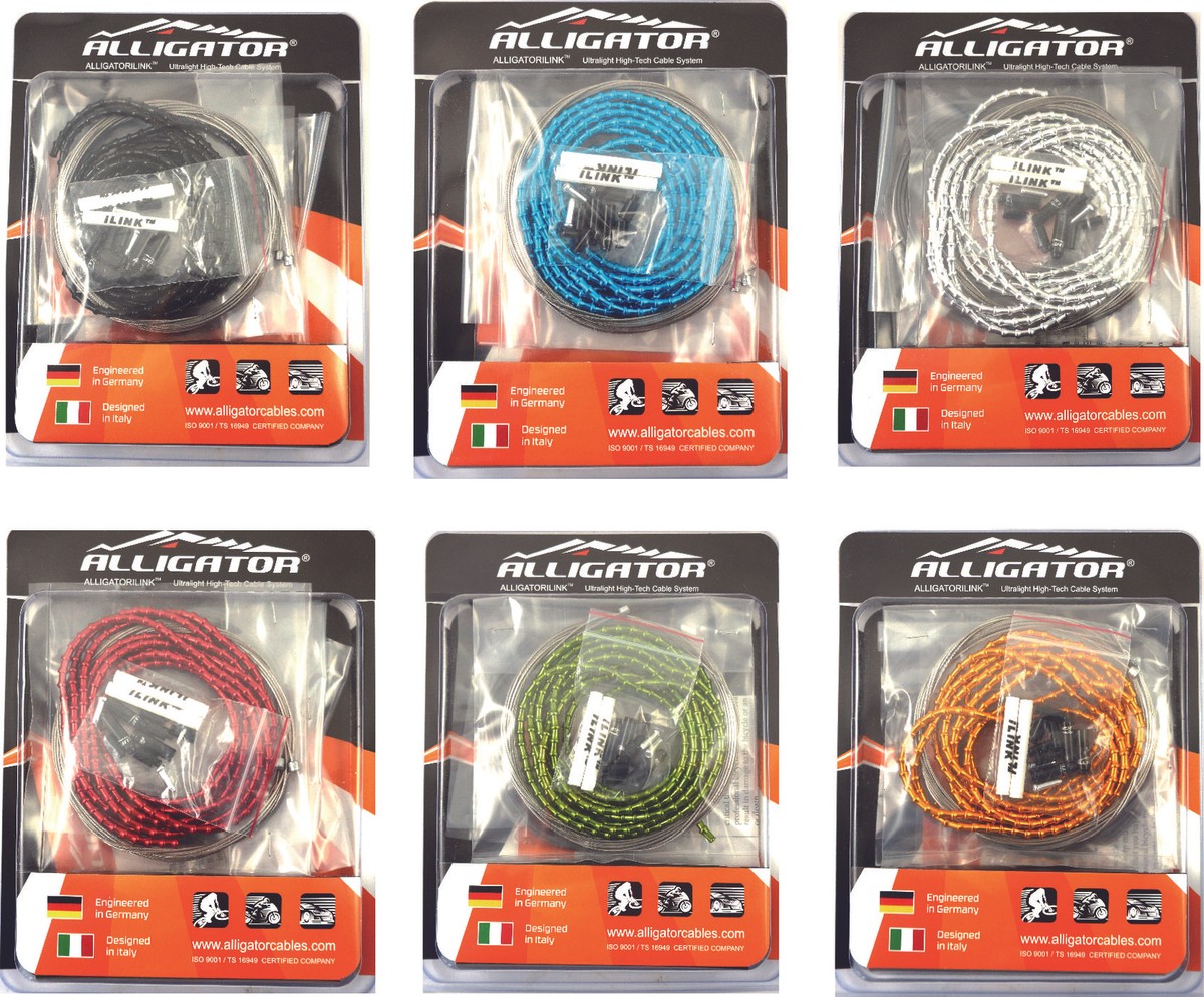 Color Mini Alligator I-Link 4MM Bike Shift Cable Housing Set Fit