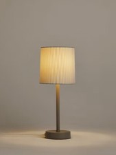 Boxed John Lewis ANYDAY Eastbourne Stick Table Lamp, Grey