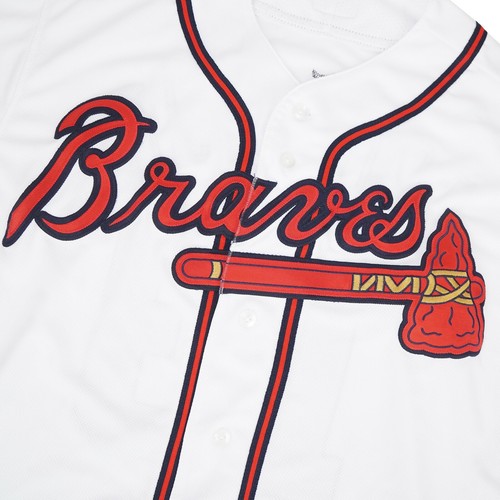 Maglia Ronald Acuna Jr. firmata Atlanta Braves autentica Home Flex Base BECKETT - Foto 4 di 5
