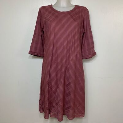white christmas dresses bergfabel dawn dress cotton mauve cotton linen main image 0