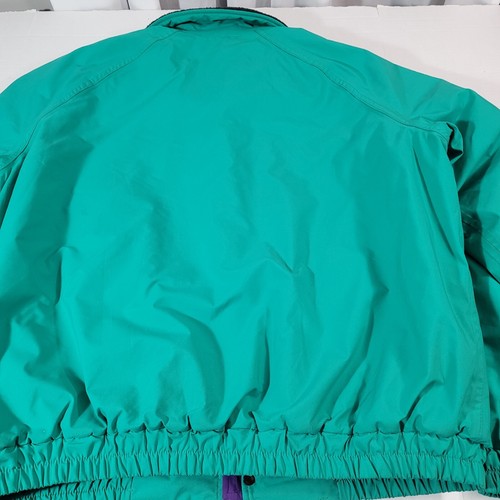 Vintage Woolrich Goretex Fleece Lined Jacket Coat Men’s XL Green Purple USA - Picture 9 of 12