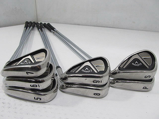 Golf Iron Set Callaway Warbird 2019 Original Steel Uni-Flex 7pcs 5