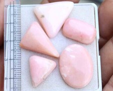 51.60 Ct Natural Pink Opal 17 23.5 mm Mix Cabochon Loose Gemstones Wholesale