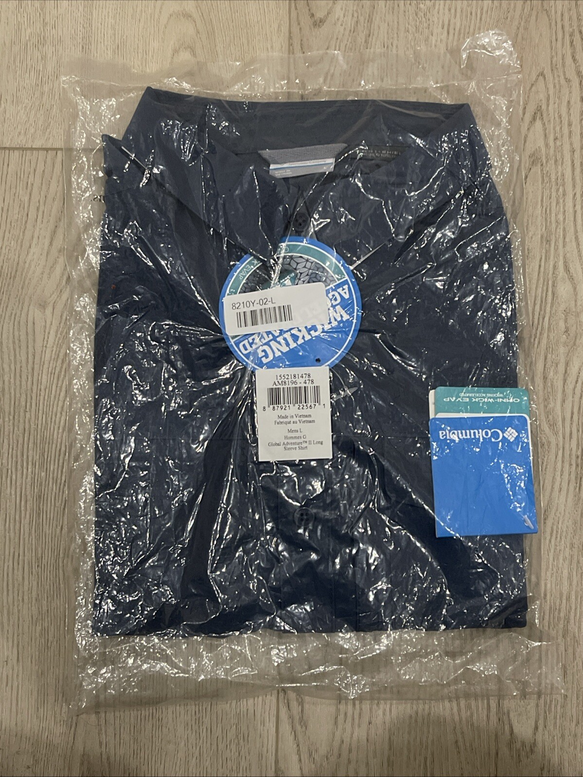 Columbia Men’s Global Adventure II Long Sleeve Shirt - Blue