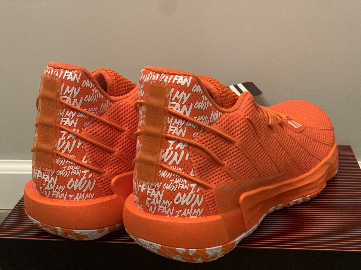 Adidas Dame 7 I Am My Own Fan Men\'s Basketball Shoes Orange FY4241 Size 14 Men main image 4