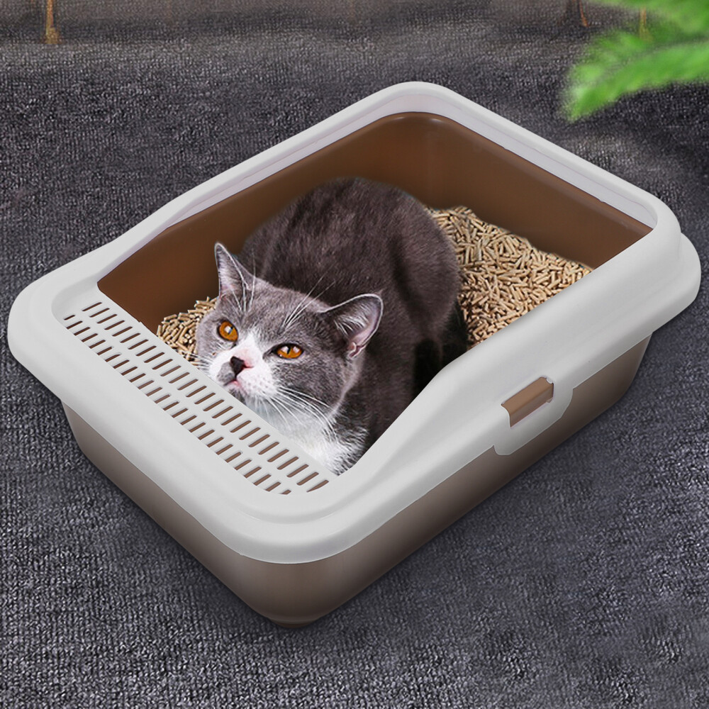 Self Cleaning Litterbox Grey Cat Tray Disposable Oversized eBay