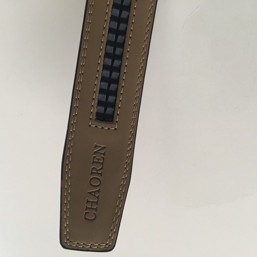 CHAOREN Leather Ratchet Belt Men - Customizable Fit, Effortless Style (35mm) - Picture 10 of 15