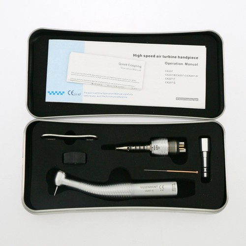 Pieza de mano de turbina de aire de alta velocidad de fibra óptica dental COXO apta para acoplamiento LED Sirona - Imagen 32 de 93