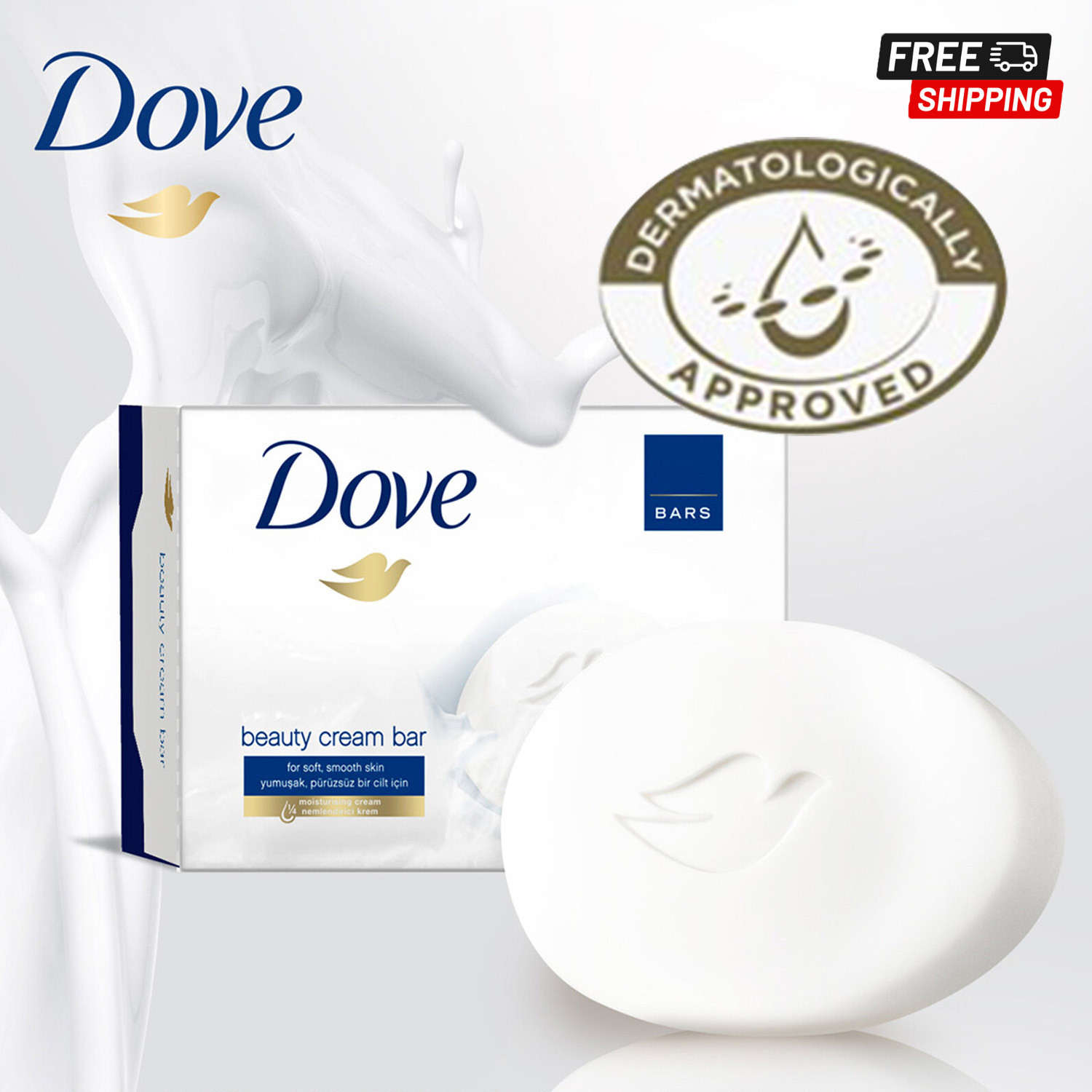 Dove Handseife beauty cream bar für sanfte Haut 90g