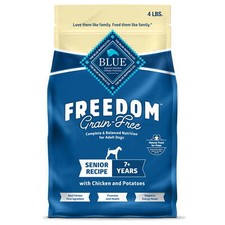 Freedom Grain-Free Senior Dry Dog Food, Chicken & Potatoes, 4-lb. Bag 6.00 per pound