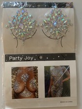 Rhinestone Adhesive Body  Bra Jewelry Nipple Stickers