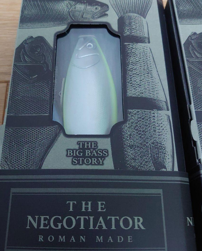 2 Lot LIMITED Roman Made Negotiator JDM Japan Glide wood swimbait rare lure NIP - Image 20