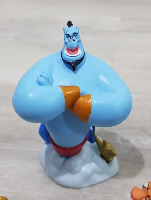 6 x ALADDIN FIGURES BUNDLE genie JAFAR KEYRING disney ABU jasmine RAJAH tiger  - Image 2 of 4