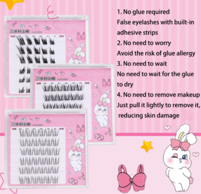 Dorolab Lashes,Dorolab Eyelashes,Dorolab Self Adhesive Eyelashes No Glue Needed