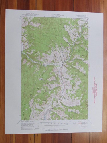 Curlew Washington 1967 Original Vintage USGS Topo Map