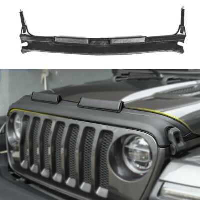 Leather Front Engine Bra Hood Cover Protector Guard For Jeep
