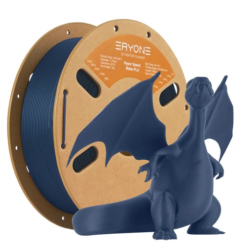 Hyper Speed Matte PLA Filament 1KG 1.75mm±0.03mm High Quality No Bubble Filament - 第 8/11 張圖片
