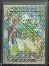 2022 Panini Playbook Channing Tindall Rookie Blue Shield Holo Dolphins #174 RC