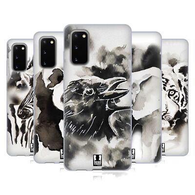 HEAD CASE DESIGNS SCHWARZWEISSE TIERE SOFT GEL HANDYHÜLLE FÜR SAMSUNG HANDYS 1